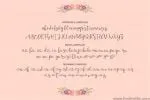 Wisteria Script Font