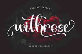 Withrose Modern Calligraphy Font