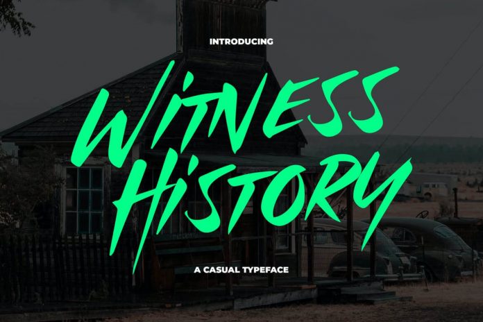 Witness History - Modern & Dramatic Typeface