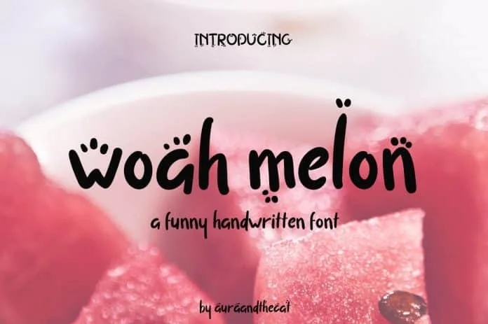 Woah Melon Font