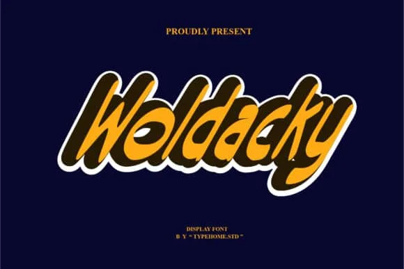 Woldacky Font Woldacky Font