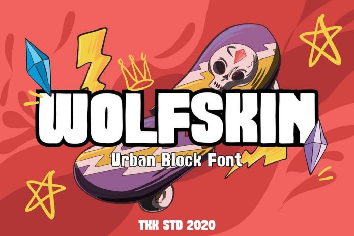 Wolfskin - Urban Block font
