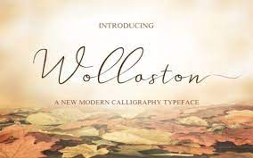 Wollaston - A New Modern Calligraphy Typeface