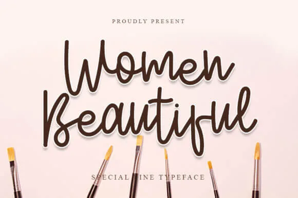 Women Beautiful Font