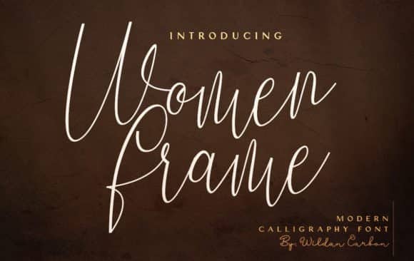 Women Frame Font