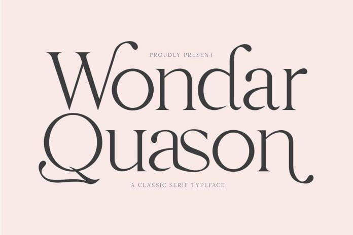 Wondar Quason Classic Serif Typeface Font