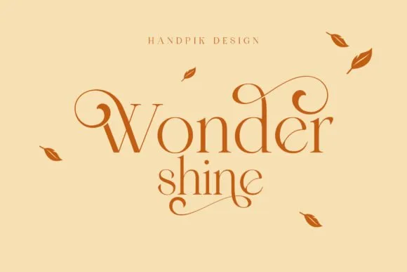 Wonder Shine Font