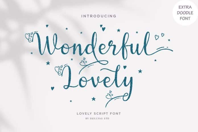 Wonderful Lovely Font