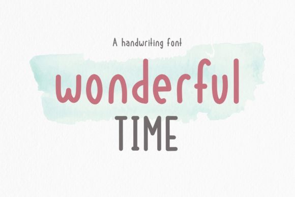 Wonderful Time Font