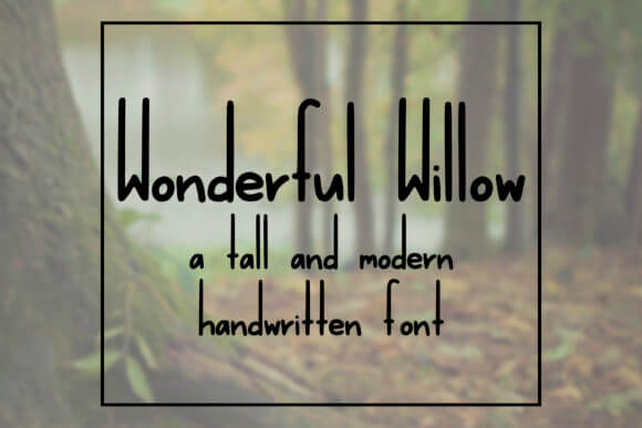 Wonderful Willow Font