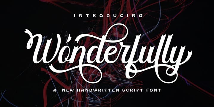 Wonderfully Script Font