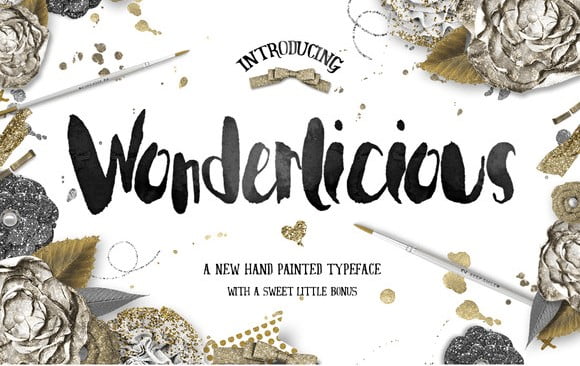 Wonderlicious Typeface Plus Bonus Font
