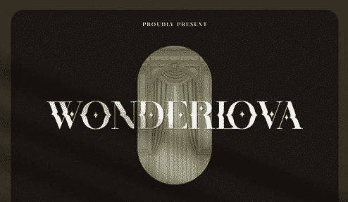 Wonderlova - Wonderful Display Serif Font