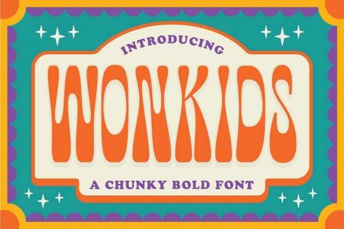 Wonkids Bold & Chunky Font