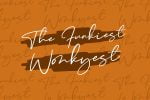 Wonkyest Handwritten Script Font