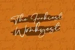 Wonkyest Handwritten Script Font