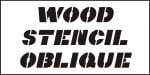 Wood Stencil Font
