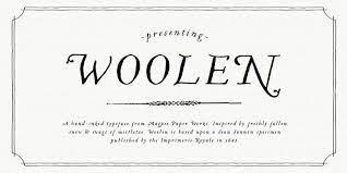 Woolen Font