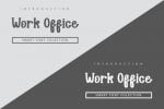Work Office Font