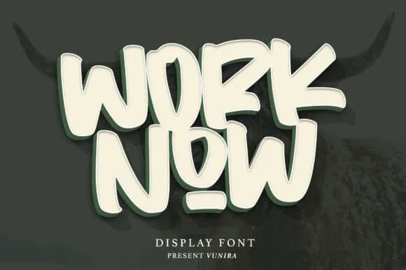 Worknow Display Font