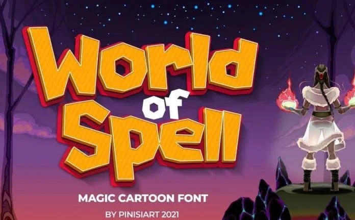 World of Spell - Cartoon Font World of Spell - Cartoon Font