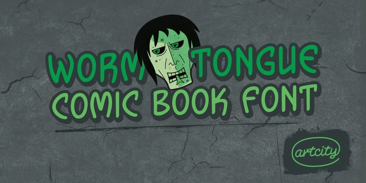 Wormtongue Cyrillic Font