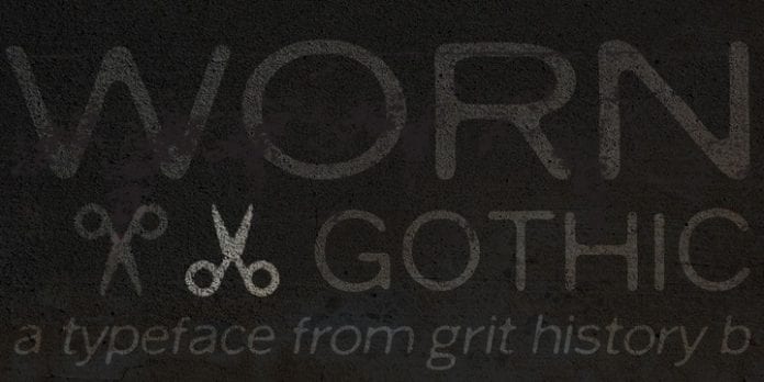 Worn Gothic Font Family