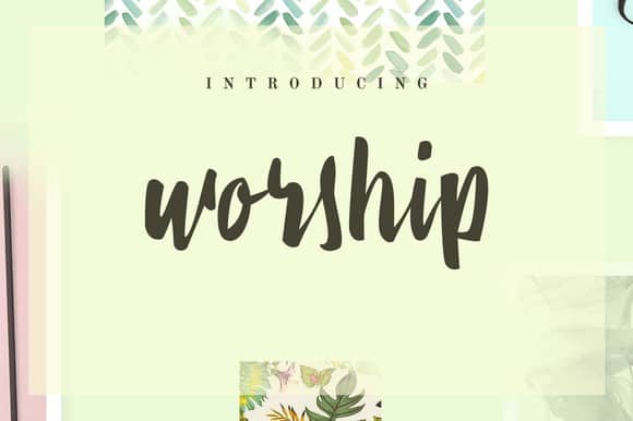 Worship Font