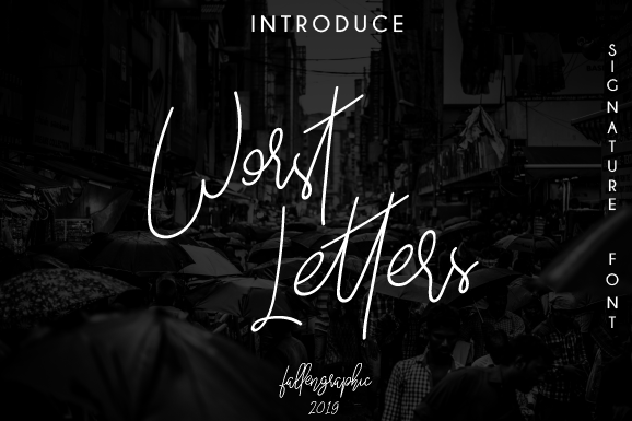 Worst Letters Font