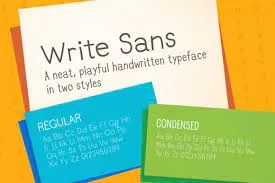 Write Sans Font