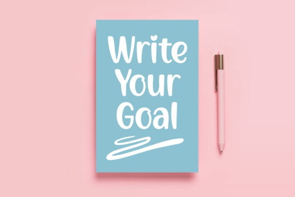 Write Your Goal Font