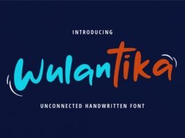 Wulantika Font