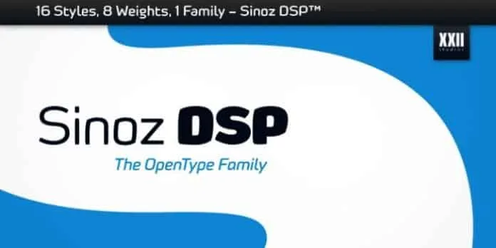 XXII Sinoz DSP Font