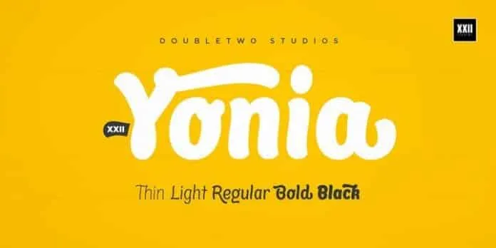 XXII-Yonia-Font XXII Yonia Font