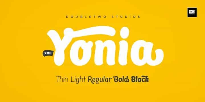 XXII Yonia Font