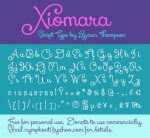 Xiomara font