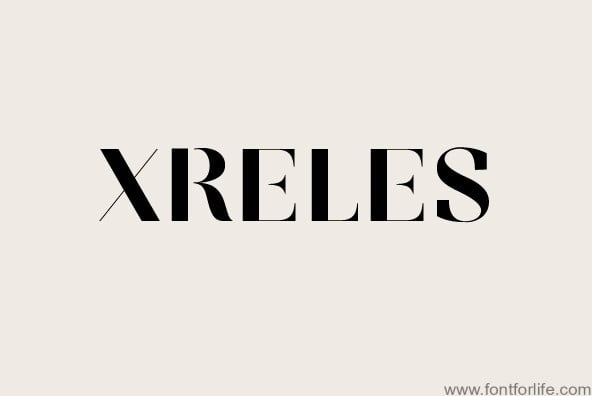 Xreles Font