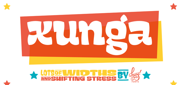Xunga Font Family