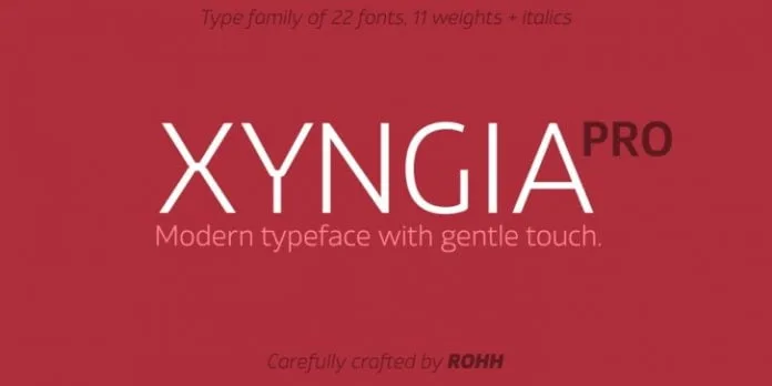 Xyngia Font Family