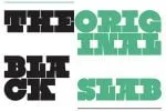 YWFT Black Slabbath Font