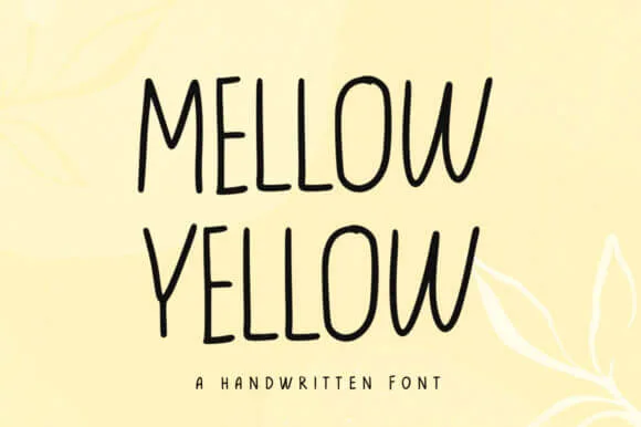 Yellow Mellow Font