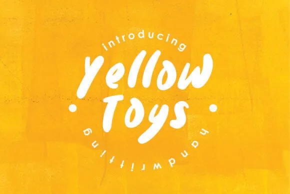 Yellow Toys Font