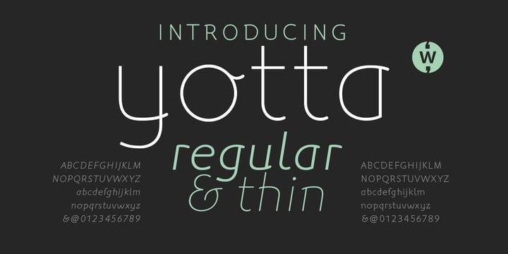 Yotta Font Family
