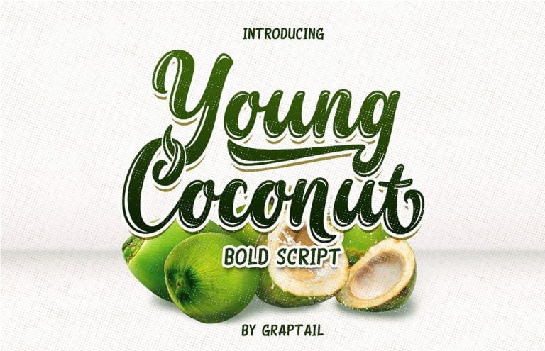 Young Coconut Font Free Download