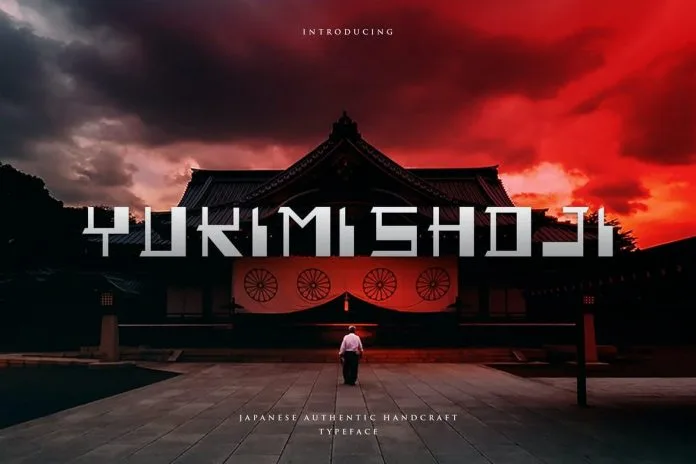 Yukimi Shoji - Authentic Japanese Typeface