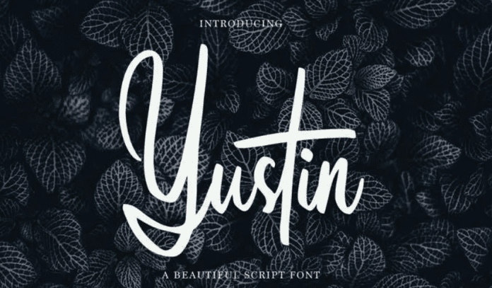 Yustin - Script Font