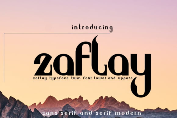 Zaflay Font