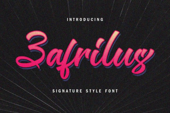 Zafrilus Font