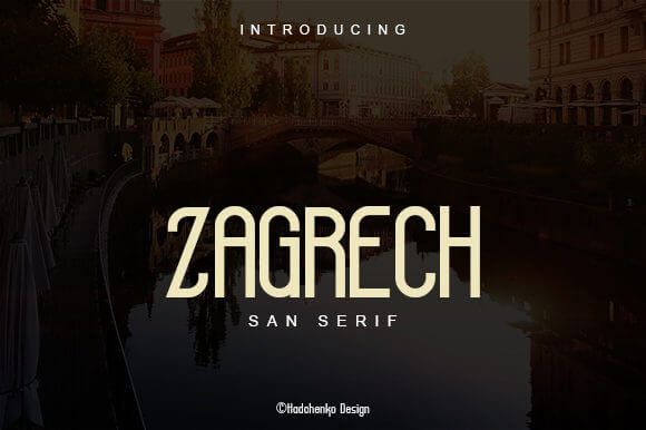 Zagrech Font