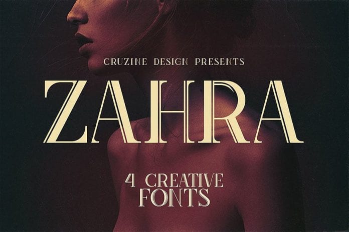 Zahra Typeface Font